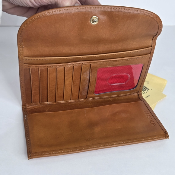 Rare Dooney & Bourke RedGingham Continental Clutch Wallet Coated Canvas - Picture 9 of 16